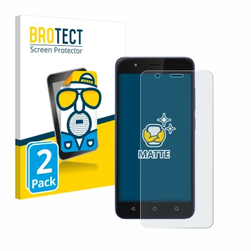 Parte frontale di una confezione del prodotto con il logo del marchio BROTECT. Accanto è raffigurato il dispositivo Gigaset GS