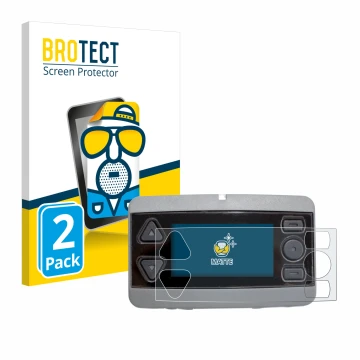 Parte frontale di una confezione del prodotto con il logo del marchio BROTECT. Accanto è raffigurato il dispositivo Airbus P8G