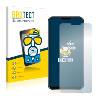 Parte frontale di una confezione del prodotto con il logo del marchio BROTECT. Accanto è raffigurato il dispositivo ASUS ZenFo