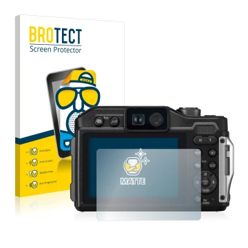 Parte frontale di una confezione del prodotto con il logo del marchio BROTECT. Accanto è raffigurato il dispositivo Panasonic 
