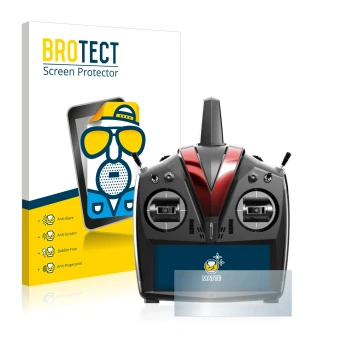 Parte frontale di una confezione del prodotto con il logo del marchio BROTECT. Accanto è raffigurato il dispositivo VBar Contr