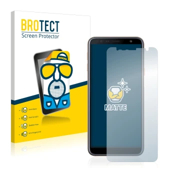 Parte frontale di una confezione del prodotto con il logo del marchio BROTECT. Accanto è raffigurato il dispositivo Samsung Ga
