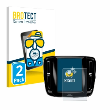 Parte frontale di una confezione del prodotto con il logo del marchio BROTECT. Accanto è raffigurato il dispositivo Volvo XC40