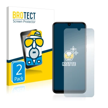 Parte frontale di una confezione del prodotto con il logo del marchio BROTECT. Accanto è raffigurato il dispositivo Huawei P s
