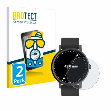 Parte frontale di una confezione del prodotto con il logo del marchio BROTECT. Accanto è raffigurato il dispositivo Circolare 