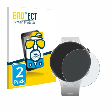 Parte frontale di una confezione del prodotto con il logo del marchio BROTECT. Accanto è raffigurato il dispositivo Garmin For