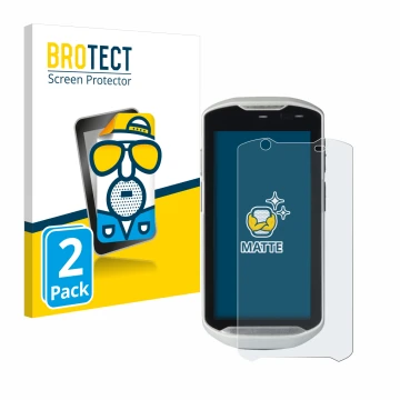 Parte frontale di una confezione del prodotto con il logo del marchio BROTECT. Accanto è raffigurato il dispositivo Zebra TC52