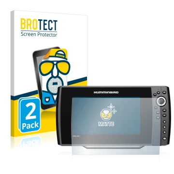 Parte frontale di una confezione del prodotto con il logo del marchio BROTECT. Accanto è raffigurato il dispositivo Humminbird