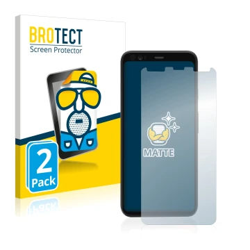 Parte frontale di una confezione del prodotto con il logo del marchio BROTECT. Accanto è raffigurato il dispositivo Google Pix