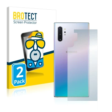 Parte frontale di una confezione del prodotto con il logo del marchio BROTECT. Accanto è raffigurato il dispositivo Samsung Ga