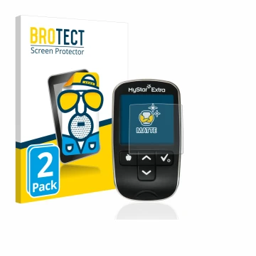 Parte frontale di una confezione del prodotto con il logo del marchio BROTECT. Accanto è raffigurato il dispositivo Sanofi MyS