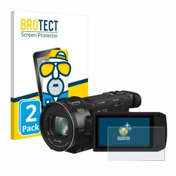 Parte frontale di una confezione del prodotto con il logo del marchio BROTECT. Accanto è raffigurato il dispositivo Panasonic 