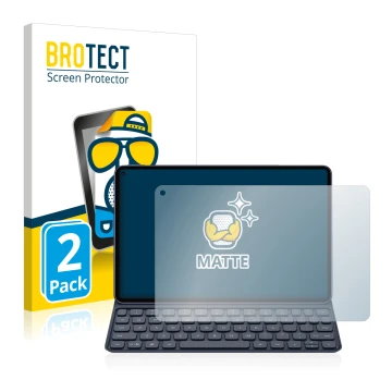 Parte frontale di una confezione del prodotto con il logo del marchio BROTECT. Accanto è raffigurato il dispositivo Huawei Mat