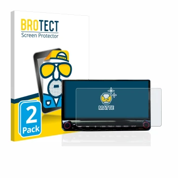 Parte frontale di una confezione del prodotto con il logo del marchio BROTECT. Accanto è raffigurato il dispositivo Kia XCeed 