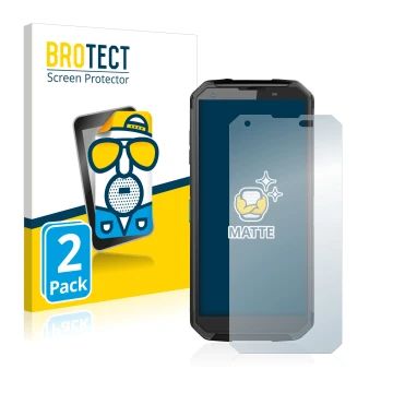 Parte frontale di una confezione del prodotto con il logo del marchio BROTECT. Accanto è raffigurato il dispositivo Blackview 