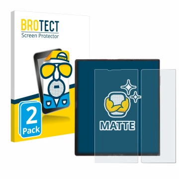 Parte frontale di una confezione del prodotto con il logo del marchio BROTECT. Accanto è raffigurato il dispositivo Huawei Mat