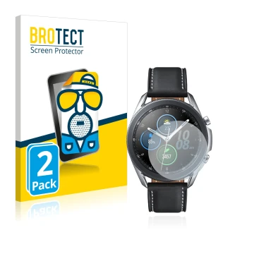 Parte frontale di una confezione del prodotto con il logo del marchio BROTECT. Accanto è raffigurato il dispositivo Samsung Ga