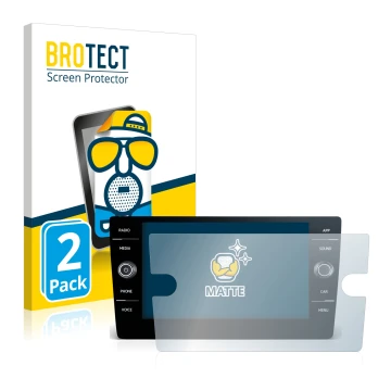 Parte frontale di una confezione del prodotto con il logo del marchio BROTECT. Accanto è raffigurato il dispositivo Volkswagen