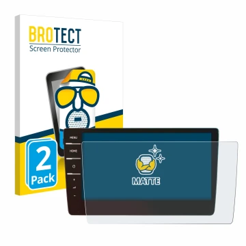 Parte frontale di una confezione del prodotto con il logo del marchio BROTECT. Accanto è raffigurato il dispositivo Volkswagen