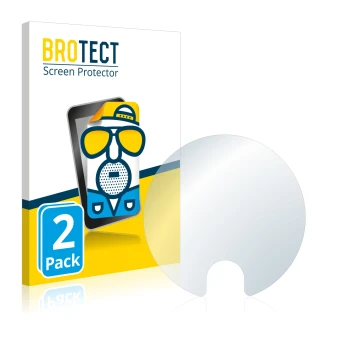 Parte frontale di una confezione del prodotto con il logo del marchio BROTECT. Accanto è raffigurato il dispositivo Dyson V11 