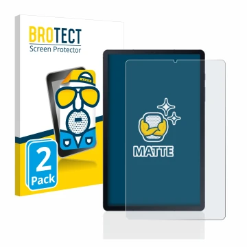 Parte frontale di una confezione del prodotto con il logo del marchio BROTECT. Accanto è raffigurato il dispositivo Samsung Ga