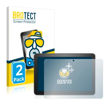 Parte frontale di una confezione del prodotto con il logo del marchio BROTECT. Accanto è raffigurato il dispositivo Amazon Fir