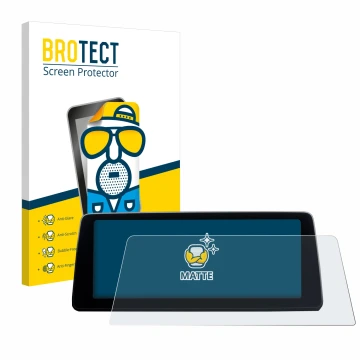 Parte frontale di una confezione del prodotto con il logo del marchio BROTECT. Accanto è raffigurato il dispositivo BMW 7 G11 