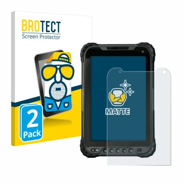 Parte frontale di una confezione del prodotto con il logo del marchio BROTECT. Accanto è raffigurato il dispositivo UniStrong 