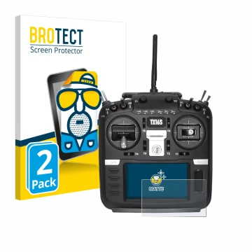 Parte frontale di una confezione del prodotto con il logo del marchio BROTECT. Accanto è raffigurato il dispositivo Radiomaste