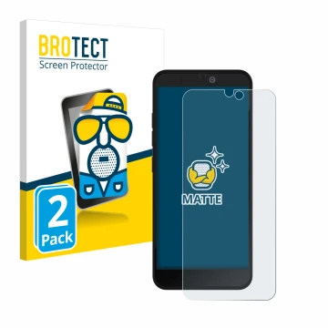Parte frontale di una confezione del prodotto con il logo del marchio BROTECT. Accanto è raffigurato il dispositivo Fairphone 