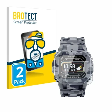 Parte frontale di una confezione del prodotto con il logo del marchio BROTECT. Accanto è raffigurato il dispositivo JAY-tech S