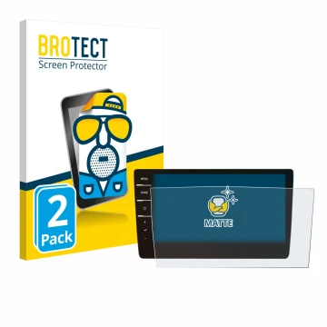 Parte frontale di una confezione del prodotto con il logo del marchio BROTECT. Accanto è raffigurato il dispositivo Volkswagen