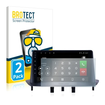 Parte frontale di una confezione del prodotto con il logo del marchio BROTECT. Accanto è raffigurato il dispositivo Pioneer AV