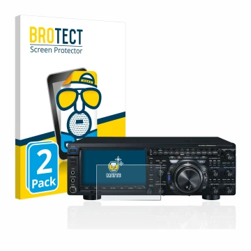 Parte frontale di una confezione del prodotto con il logo del marchio BROTECT. Accanto è raffigurato il dispositivo Yaesu FT-D