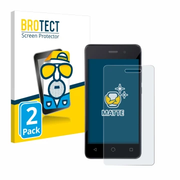 Parte frontale di una confezione del prodotto con il logo del marchio BROTECT. Accanto è raffigurato il dispositivo Omnipod Da