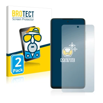 Parte frontale di una confezione del prodotto con il logo del marchio BROTECT. Accanto è raffigurato il dispositivo Samsung Ga