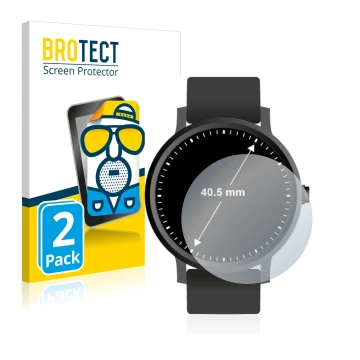 Parte frontale di una confezione del prodotto con il logo del marchio BROTECT. Accanto è raffigurato il dispositivo Orologi (C