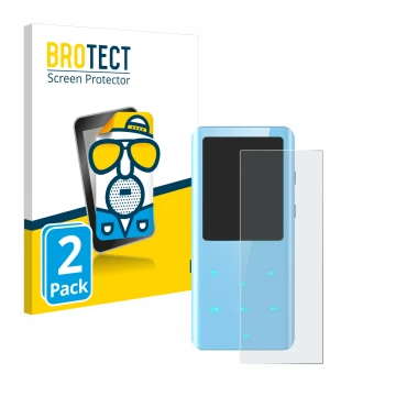 Parte frontale di una confezione del prodotto con il logo del marchio BROTECT. Accanto è raffigurato il dispositivo AGPtek A19