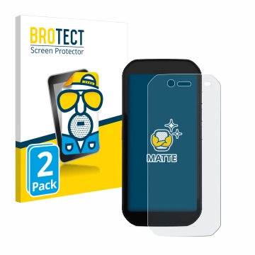 Parte frontale di una confezione del prodotto con il logo del marchio BROTECT. Accanto è raffigurato il dispositivo Caterpilla