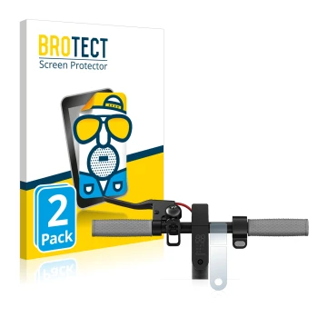 Parte frontale di una confezione del prodotto con il logo del marchio BROTECT. Accanto è raffigurato il dispositivo Xiaomi Mi 