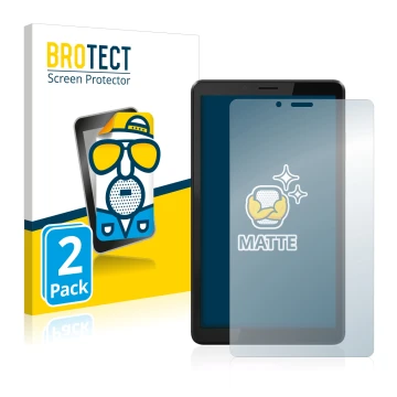 Parte frontale di una confezione del prodotto con il logo del marchio BROTECT. Accanto è raffigurato il dispositivo Lenovo Tab
