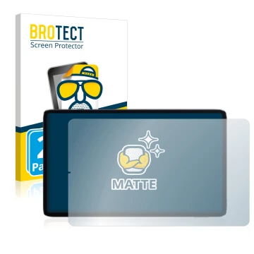 Parte frontale di una confezione del prodotto con il logo del marchio BROTECT. Accanto è raffigurato il dispositivo Xiaomi Mi 