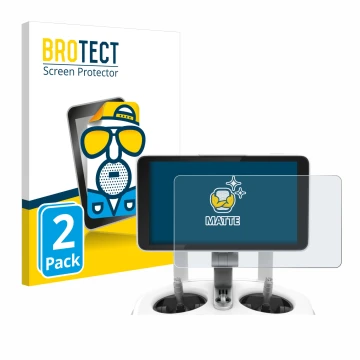 Parte frontale di una confezione del prodotto con il logo del marchio BROTECT. Accanto è raffigurato il dispositivo DJI Phanto