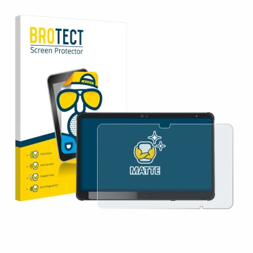 Parte frontale di una confezione del prodotto con il logo del marchio BROTECT. Accanto è raffigurato il dispositivo Fujitsu St