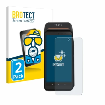 Parte frontale di una confezione del prodotto con il logo del marchio BROTECT. Accanto è raffigurato il dispositivo ingenico A