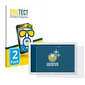 Parte frontale di una confezione del prodotto con il logo del marchio BROTECT. Accanto è raffigurato il dispositivo Archos T10