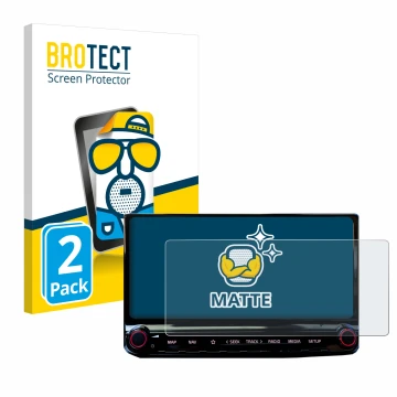 Parte frontale di una confezione del prodotto con il logo del marchio BROTECT. Accanto è raffigurato il dispositivo Kia Ceed 2