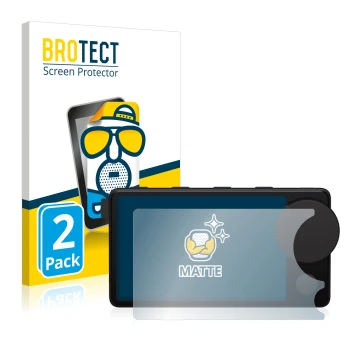 Parte frontale di una confezione del prodotto con il logo del marchio BROTECT. Accanto è raffigurato il dispositivo Spotify Ca