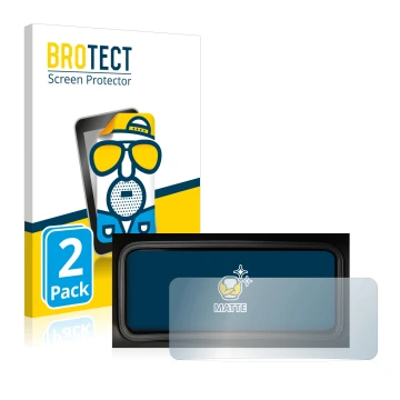 Parte frontale di una confezione del prodotto con il logo del marchio BROTECT. Accanto è raffigurato il dispositivo Hyundai Ko