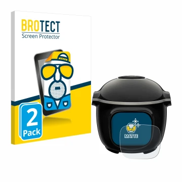 Parte frontale di una confezione del prodotto con il logo del marchio BROTECT. Accanto è raffigurato il dispositivo Krups Cook